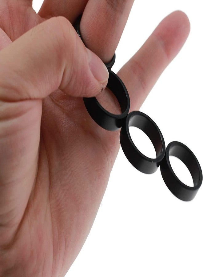 blue-ther Black Magic PK Ring Coin Magic Tricks Props Finger Decoration Magician Ring Illusion Gimmick Accessories (18 mm) (20 mm) - Image 3